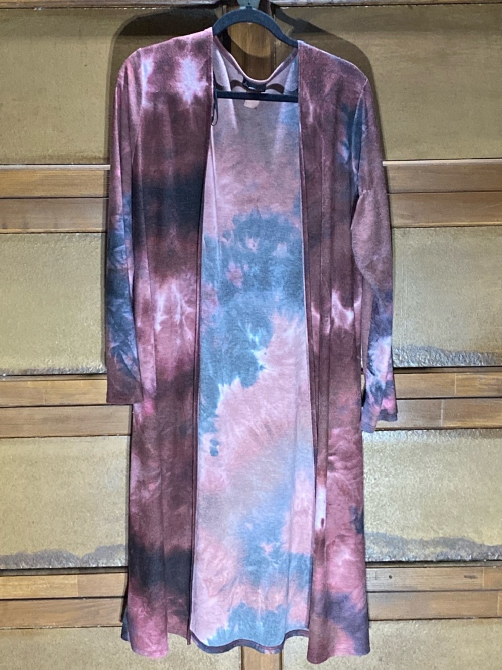 NY Invasion Women's Mauve Heather Open-Front Cardigan